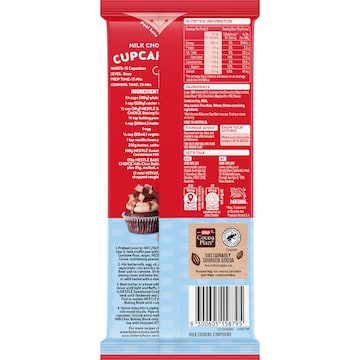 Nestle Baker's Choice Baking Block Milk Chocolate 170g