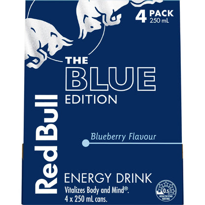 Red Bull Energy Drink Blue Edition 250mL x 4 pack