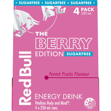 Red Bull Sugarfree Energy Drink Berry Edition 250mL x 4 pack
