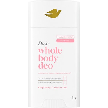 Dove Women Whole Body Deodorant Stick Raspberry Rose 81g
