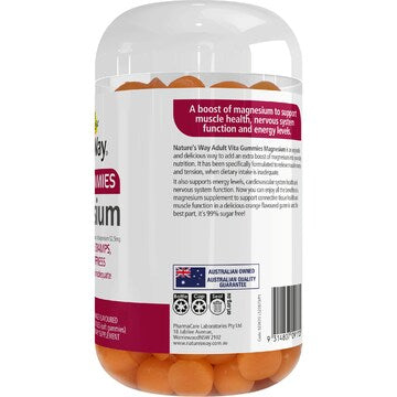 Nature's Way Adult Vita Gummies Magnesium 120 pack