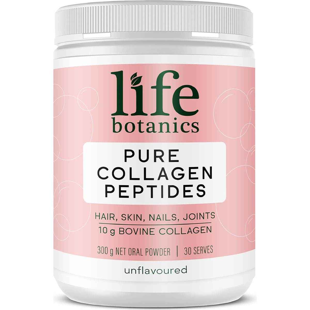 Life Botanics Pure Collagen Peptides Unflavoured 300g