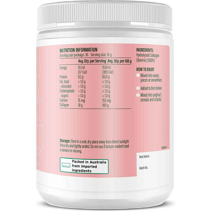 Life Botanics Pure Collagen Peptides Unflavoured 300g