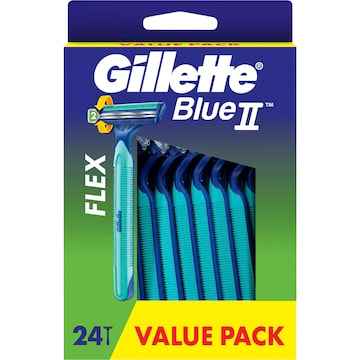 Gillette Blue 2 Flex Disposable Razors 24 pack