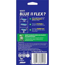 Gillette Blue 2 Flex Disposable Razors 12 pack