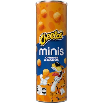 Cheetos Minis Cheese & Bacon Flavoured Snacks 90g