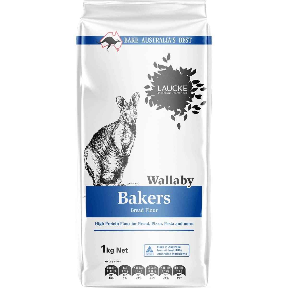 Laucke Wallaby Bakers Bread Flour 1kg
