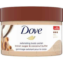 Dove Exfoliating Body Polish Scrub Brown Sugar & Coconut Butter 298g