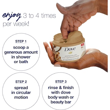 Dove Exfoliating Body Polish Scrub Brown Sugar & Coconut Butter 298g