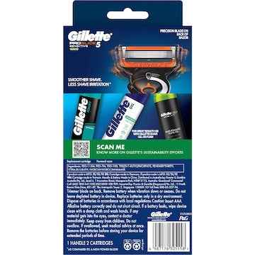 Gillette ProGlide 5 Sensitive Electric Razor & 2 Blades each