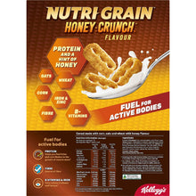 Kellogg's Nutri Grain Honey Crunch Breakfast Cereal 435g