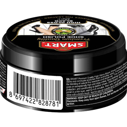 Smart Shoe Polish High Gloss Black 65g