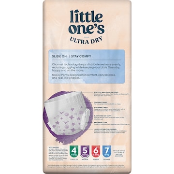 Little One's Nappy Pants Size 5 Walker (12-17kg) 46 pack