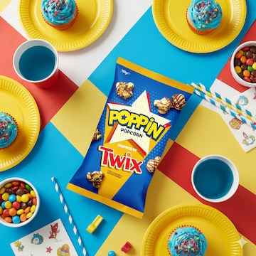 Poppin Ready To Eat Popcorn Twix 110g