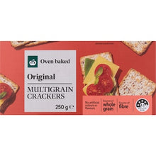 Woolworths Multigrain Crackers Original 250g