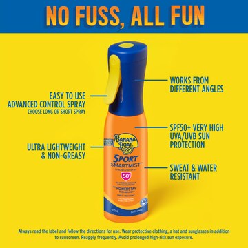 Banana Boat SPF 50+ Smartmist Sport Sunscreen Spray 200mL
