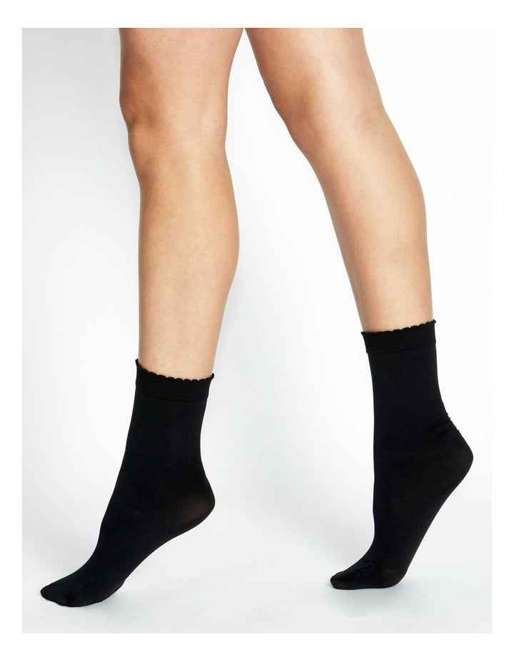 Climate Anklet Socks in Nero