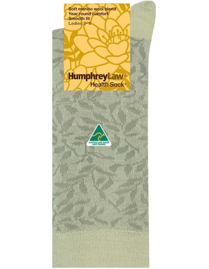 Merino Wool Blend Health Over The Calf Socks Bone/Antelope
