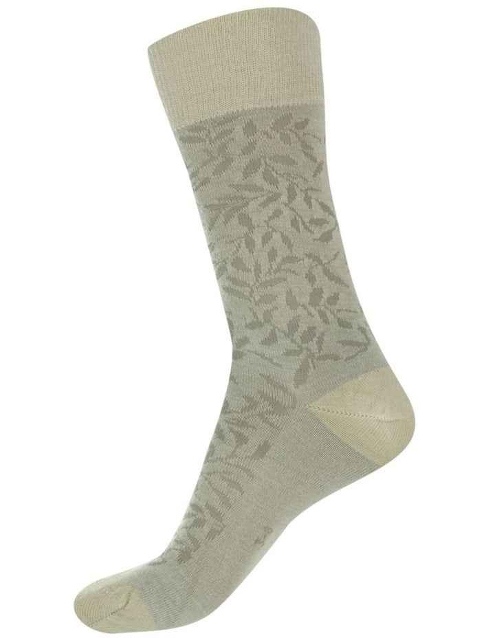 Merino Wool Blend Health Over The Calf Socks Bone/Antelope