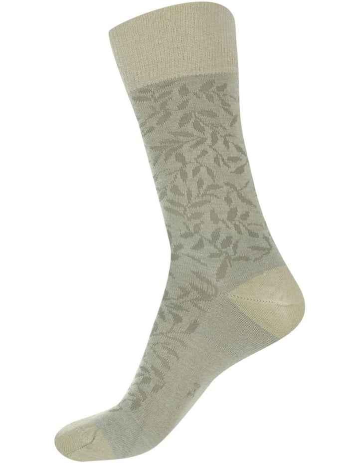 Merino Wool Blend Health Over The Calf Socks Bone/Antelope