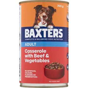 Baxter's Adult Wet Dog Food Casserole Beef & Vegetables 700g