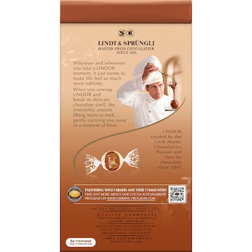 Lindt Lindor Tiramisu Chocolate Pouch 123g