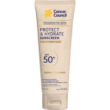Cancer Council SPF 50+ Protect & Hydrate Sunscreen 150mL