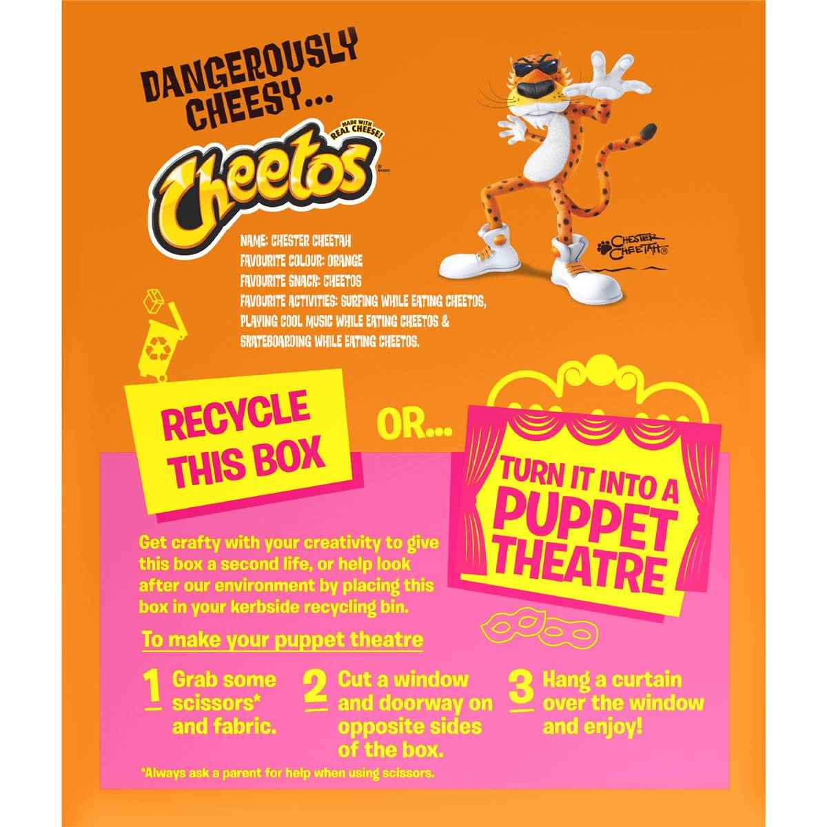 Cheetos Cheese & Bacon Balls Lunchbox Snacks Multipack 8 pack