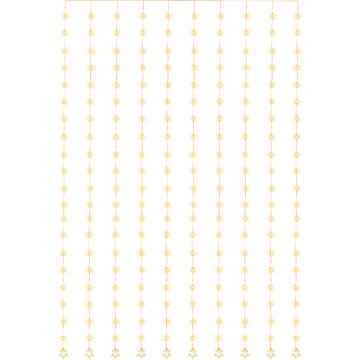 Mirabella 200 LED Curtain Lights Warm White 1.8m each