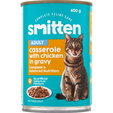 Smitten Wet Cat Food Casserole Chicken In Gravy 400g