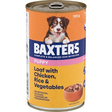 Baxter's Puppy Dog Food Wet Loaf Chicken Rice & Vegetables 700g