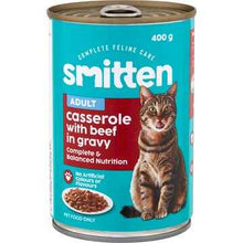 Smitten Wet Cat Food Casserole Beef In Gravy 400g