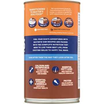 Baxter's Adult Dog Food Wet Loaf Five Meats 1.2kg
