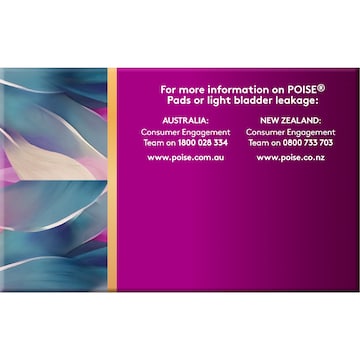 Poise LiveFree Pads Super With Wings 12 pack