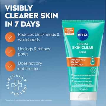 Nivea Derma Skin Clear Scrub 150mL