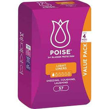 Poise Light Liner Bulk 57 pack