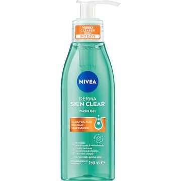 Nivea Derma Skin Clear Wash Gel 150mL