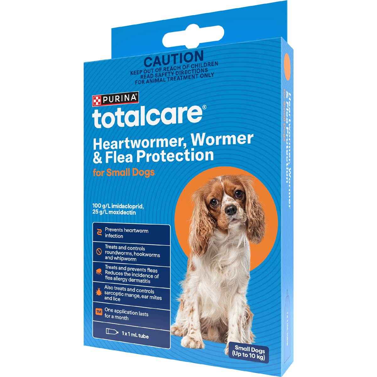 Purina Total Care Heartwormer Wormer & Flea Protection Small Dog each