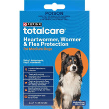 Total Care Heartwormer Wormer & Flea Protection Tube Medium Dogs 2.5mL