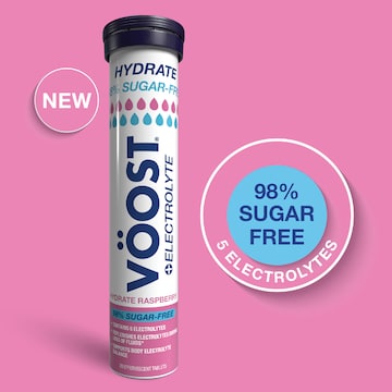 Voost Sugar Free Hydrate Effervescent Tablets Raspberry 20 pack