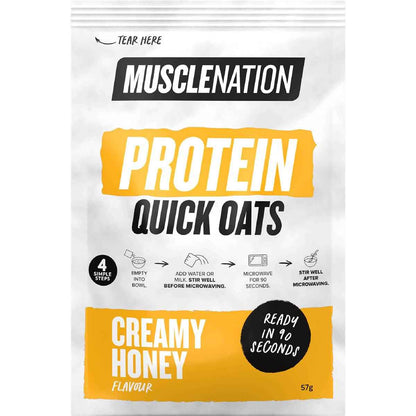 Muscle Nation Protein Oats Variety Sachets 6 pack