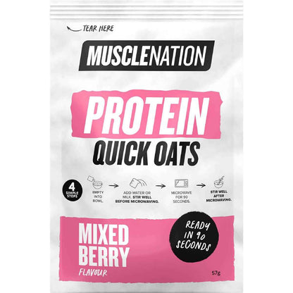 Muscle Nation Protein Oats Variety Sachets 6 pack