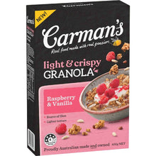 Carman's Light & Crispy Granola Raspberry & Vanilla 400g