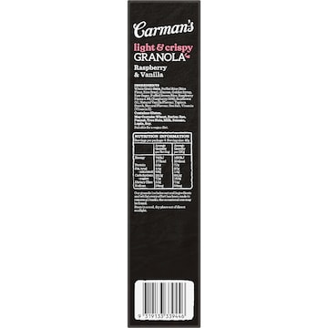 Carman's Light & Crispy Granola Raspberry & Vanilla 400g