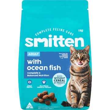 Smitten Adult Dry Cat Food Ocean Fish 1kg