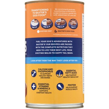 Baxter's Adult Dog Food Wet Loaf Chicken Rice & Vegetables 1.2kg