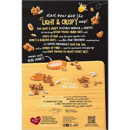 Carman's Light & Crispy Granola Honey & Roasted Nut 400g