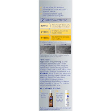 Nivea SPF50 Q10 Anti Wrinkle Expert Daily UV Fluid 40mL