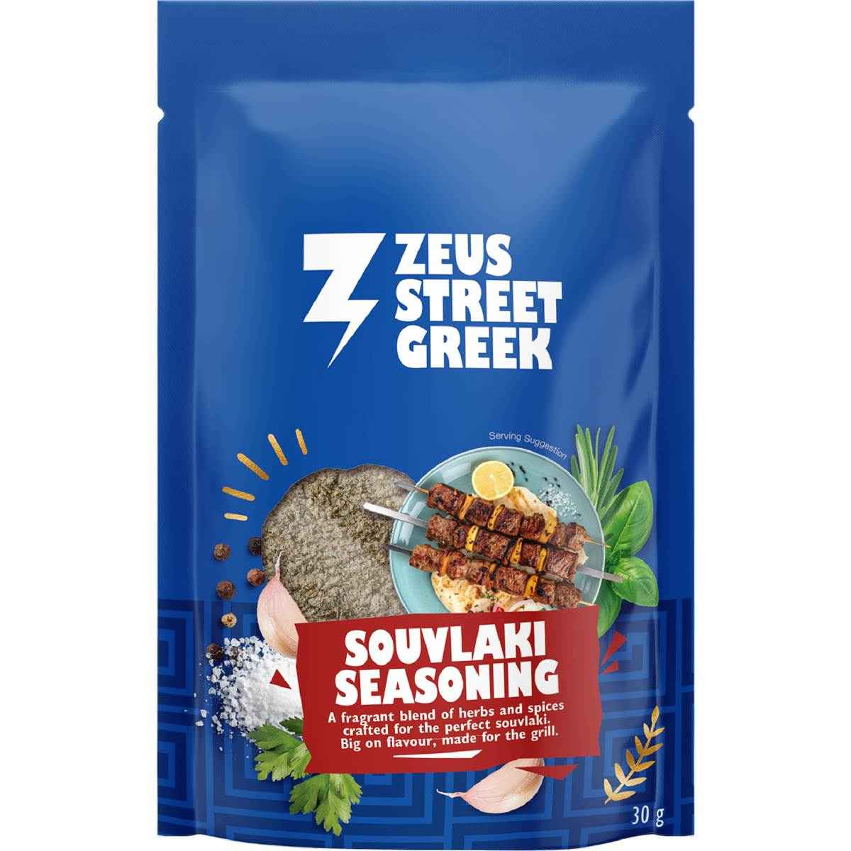 Zeus Street Greek Souvlaki Seasoning 30g