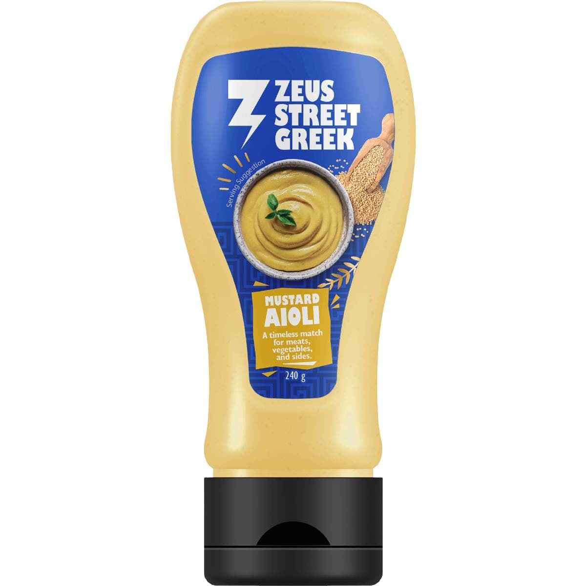 Zeus Street Greek Greek Mustard Aioli Sauce 240g